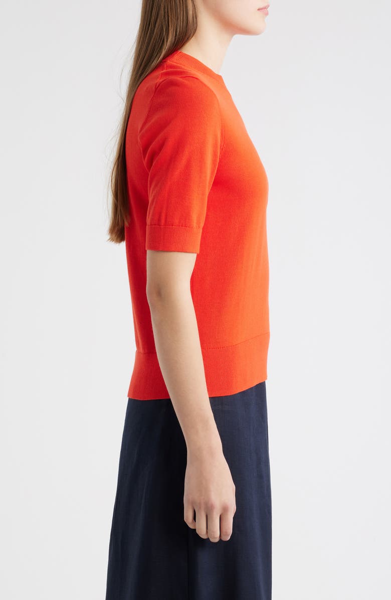 COS Short Sleeve Cotton Sweater, Alternate, color,