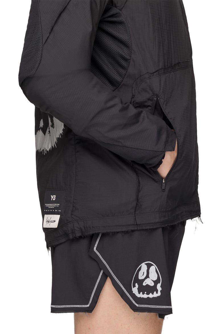 Graphic Running Jacket, Alternate, color, BLACK