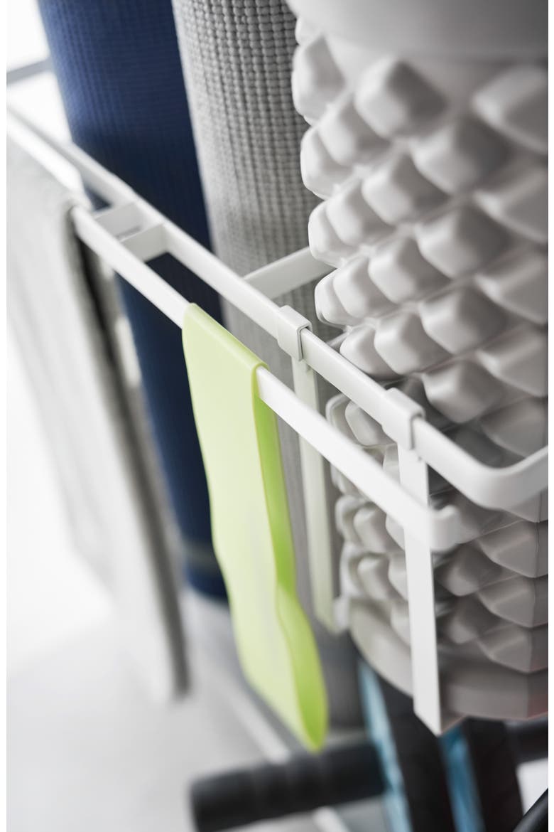 Fitness Equipment Storage Cart, Alternate, color, WHITE