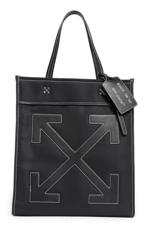 Large Boxy Denim Tote Bag