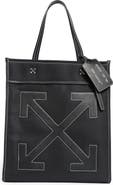 Off-White Large Boxy Denim Tote Bag