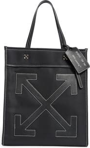Off-White Large Boxy Denim Tote Bag