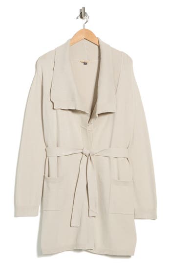 Nydj Sweater Wrap Coat In Pink