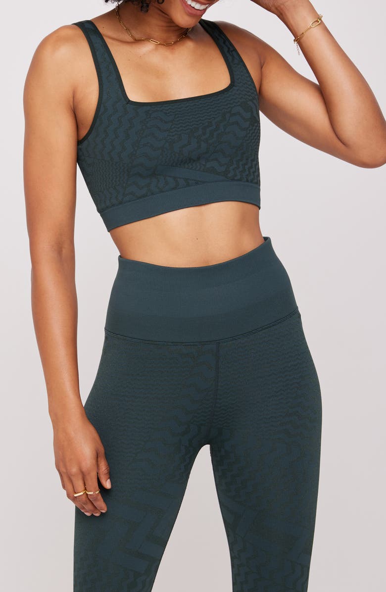 Spiritual Gangster Amara Matte Shine Seamless Bra, Alternate, color, 