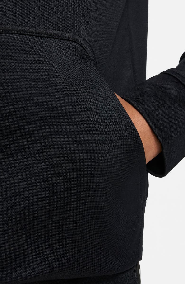 Nike Kids' Basketball Swoosh Therma-FIT Graphic Hoodie, Alternate, color, 