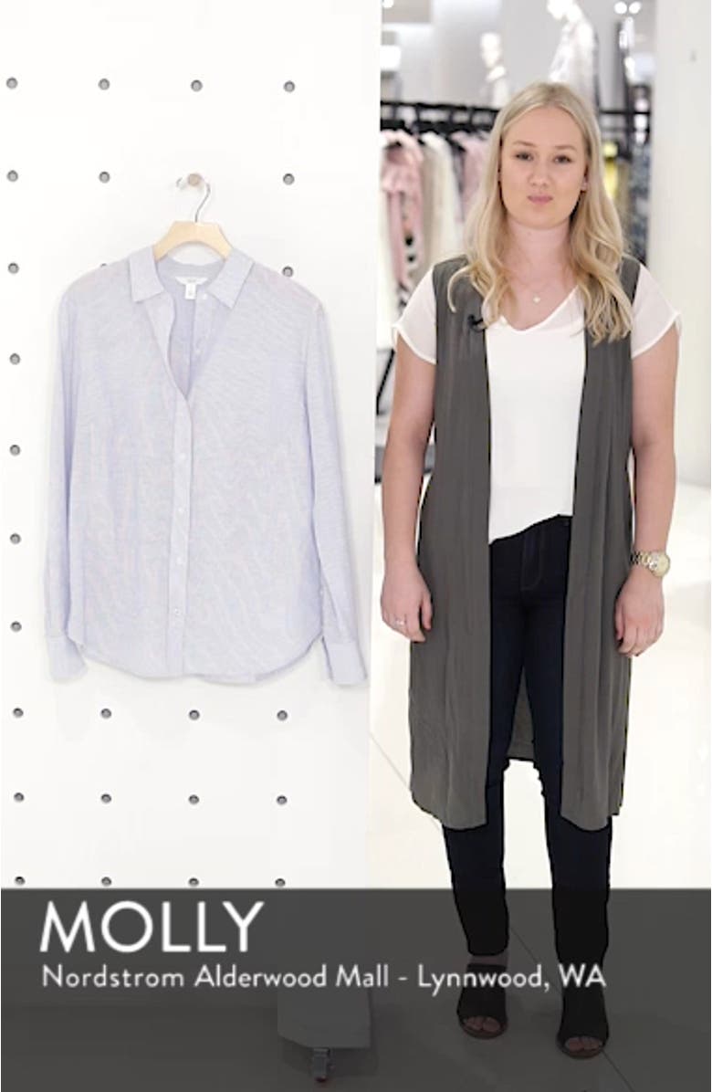 Button Up Stripe Shirt, sales video thumbnail