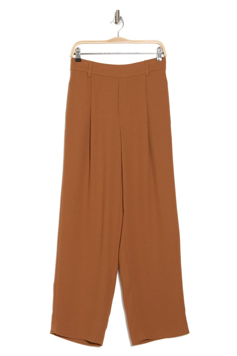 Straight Leg Pull-On Pants, Alternate, color, CANYON