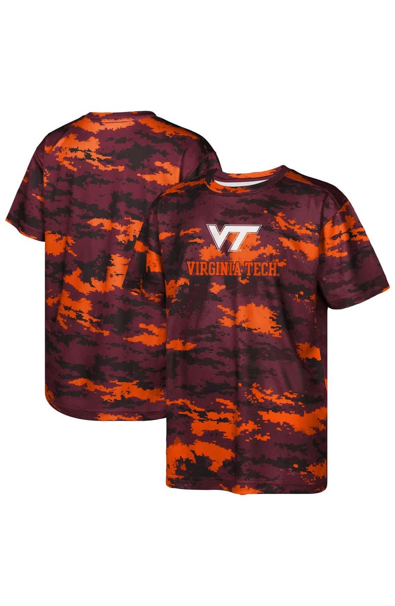 Outerstuff Youth Maroon Virginia Tech Hokies Scrimmage Sublimated T-Shirt, Main, color, Maroon