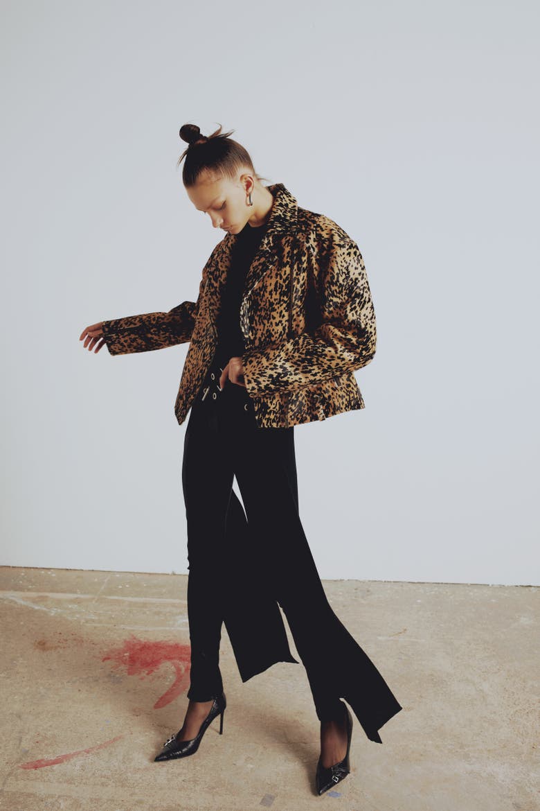 Your *Itch Kangaroo Leather Jacket, Main, color, Leopard