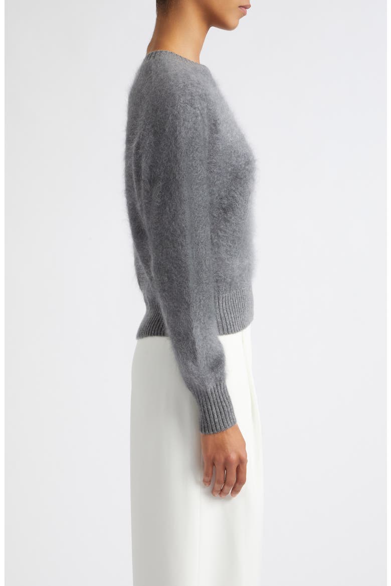 Talullah Cashmere Crewneck Sweater, Alternate, color, STEEL MELANGE