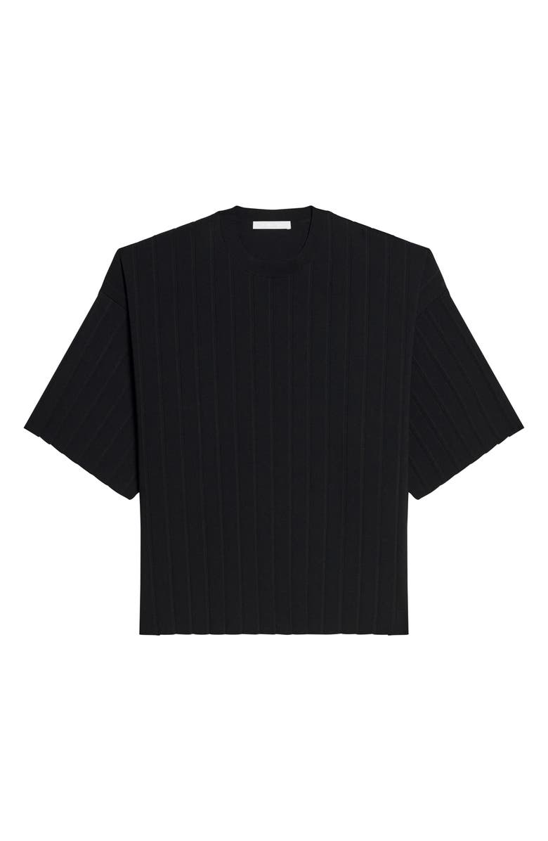 Helmut Lang Oversize Pleated T-Shirt, Alternate, color, 
