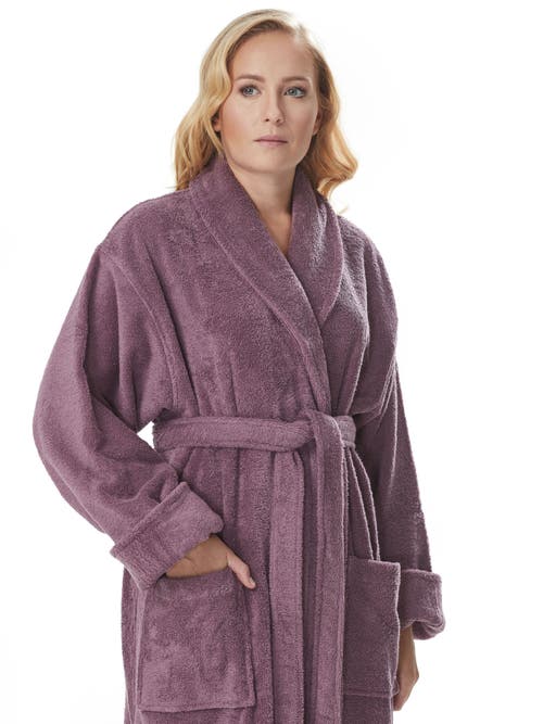 Arus Optimus Long Cotton Bathrobe For Women In Brown