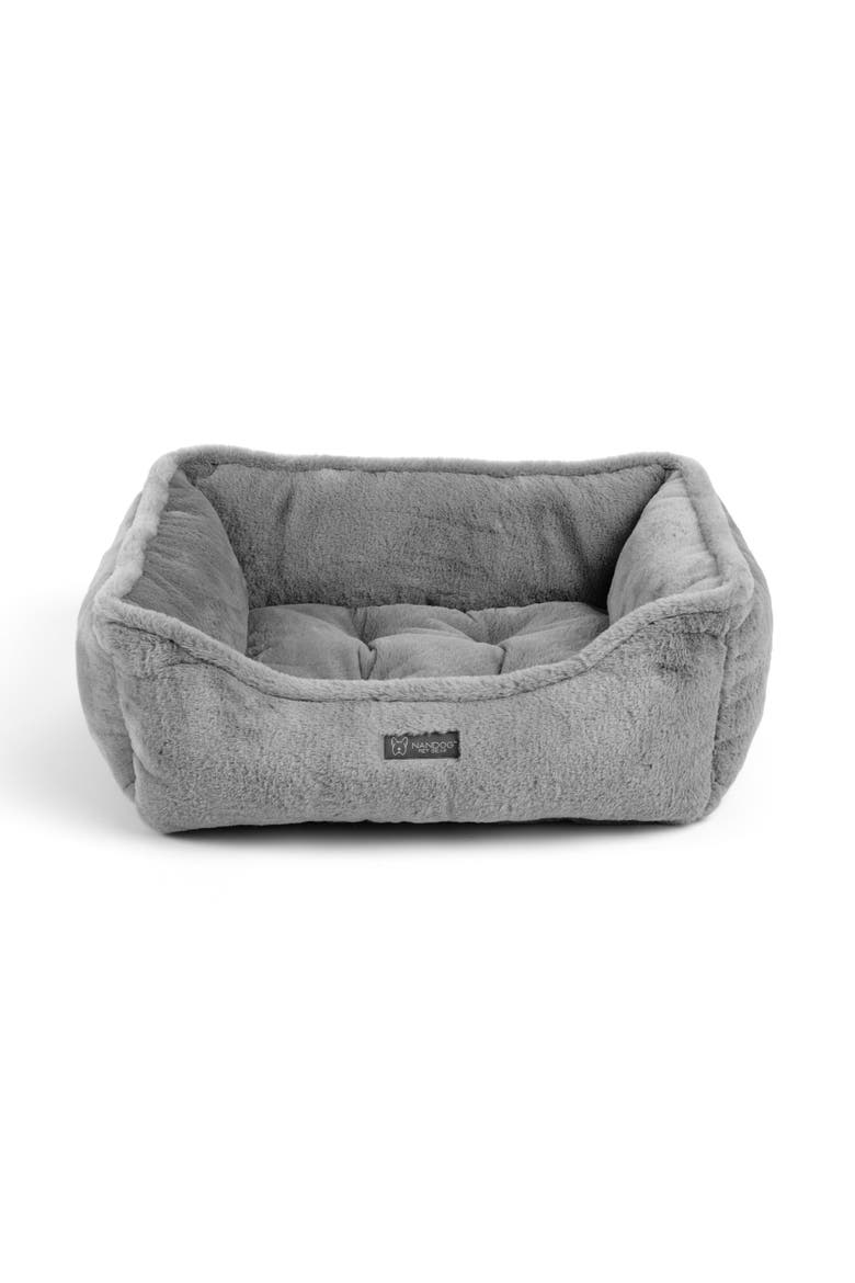 Super Cloud Dog  Bed- Reversible Cat & Dog Bed, Main, color, River Gray
