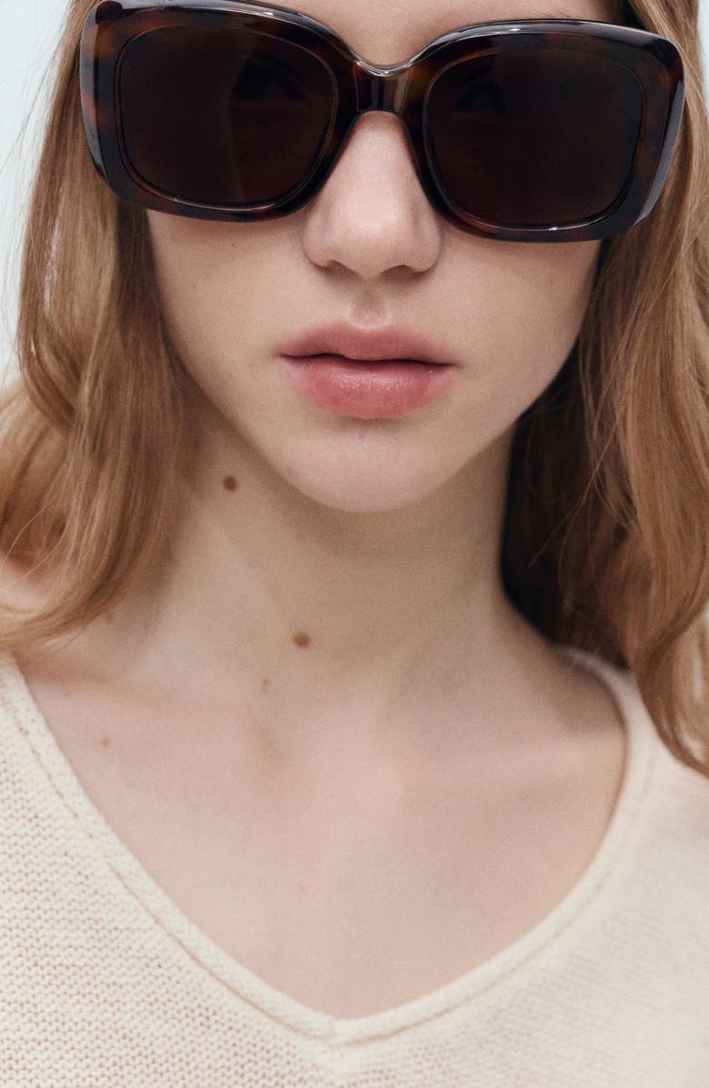 MANGO V-Neck Sweater, Alternate, color, White