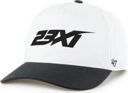 '47 Men's '47  White/Black 23XI Racing NASCAR Two-Tone Team Adjustable Hitch Hat