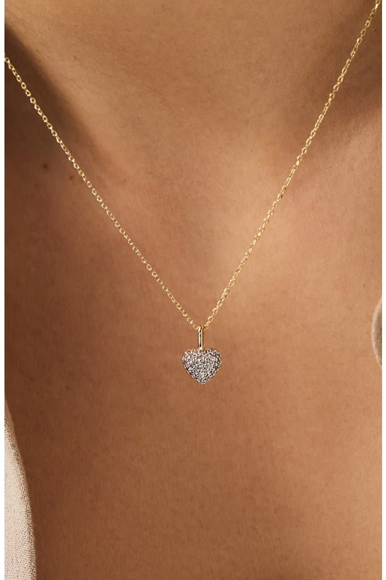 Gold Heart Necklace - Ellery, Alternate, color, Gold