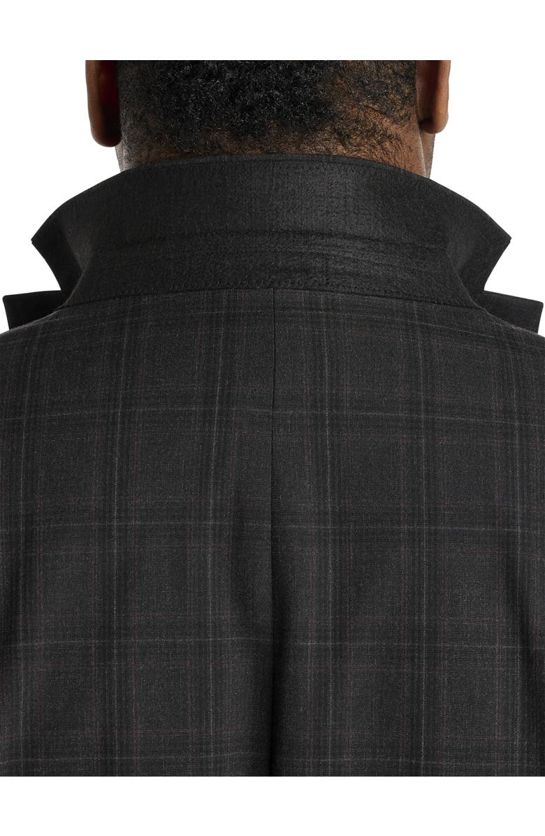 Michael Kors Check Patterned Suit Jacket, Alternate, color, 