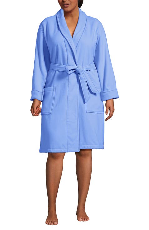 Cotton Terry Knee Length Spa Bath Robe