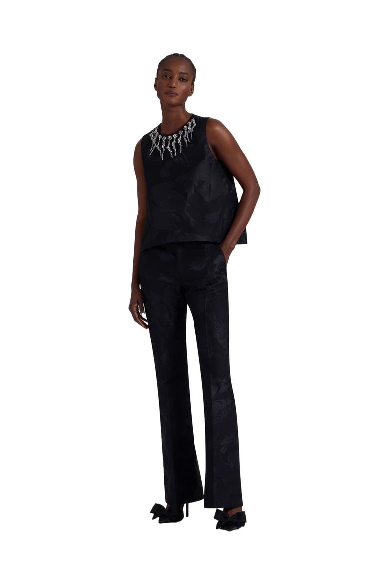 Saturday Night Pants Sylph Jacquard Black, Main, color, Sylph Jacquard Black