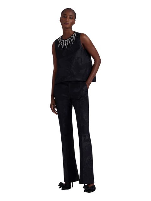 Saturday Night Pants Sylph Jacquard Black
