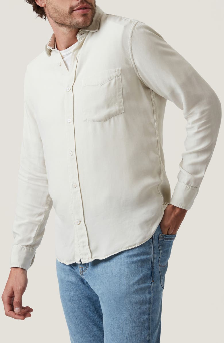 34 Heritage Tencel<sup>®</sup> Lyocell Button-Up Shirt, Alternate, color, Ivory