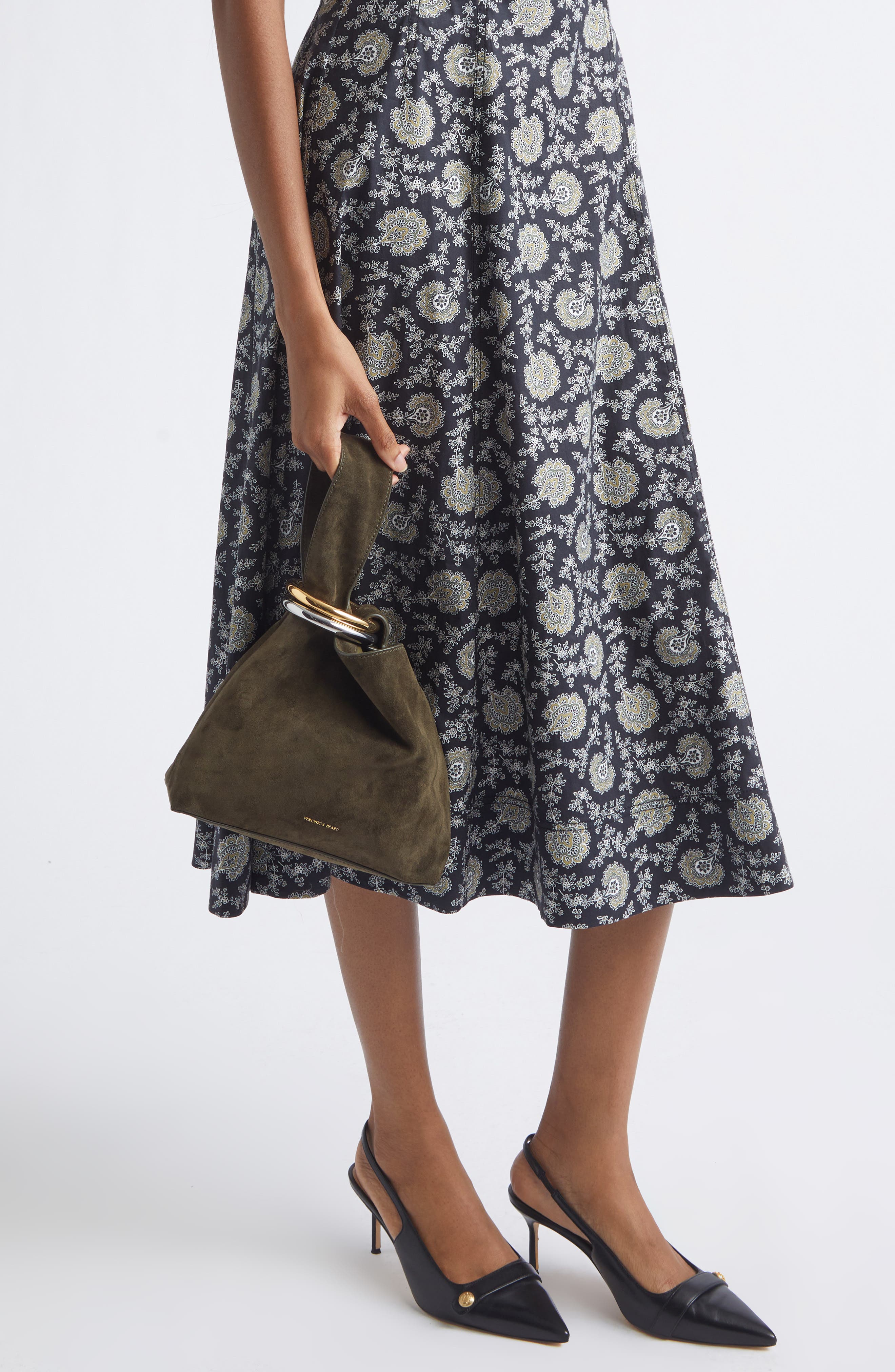 Swing Suede Top Handle Bag, Alternate, color, CYPRESS