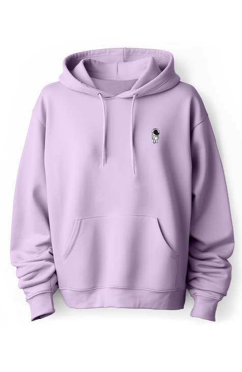 Purple hoodie men best sale