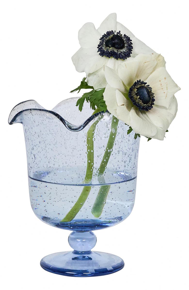 Juliska Provence Hurricane Vase, Alternate, color, Chambray