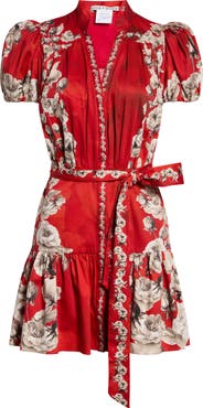 ALICE + OLIVIA Cora Tiered Minidress