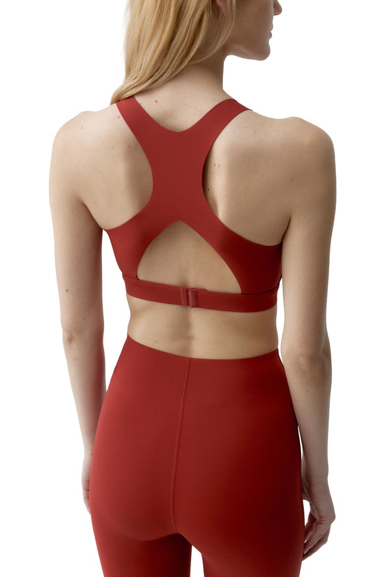 Brone High-support Performance Sports Top, Alternate, color, Sunset