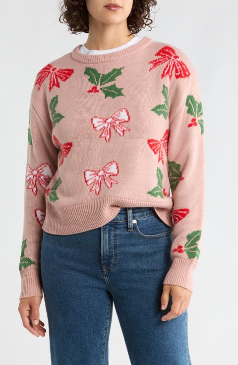 Mistletoe Bow Sweater
