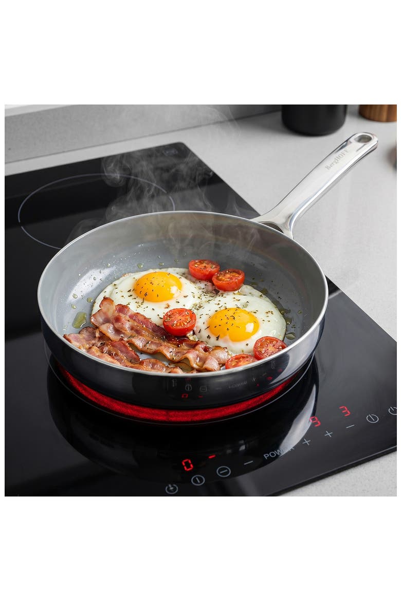 Belly Tri-Ply Stainless Steel Skillet, Alternate, color, STELLAR