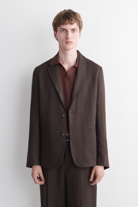 Single-breasted Linen Blazer