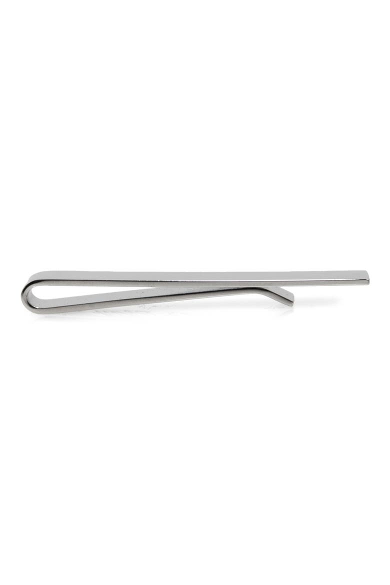 Let's Play Hidden Message Tie Bar, Alternate, color, SILVER