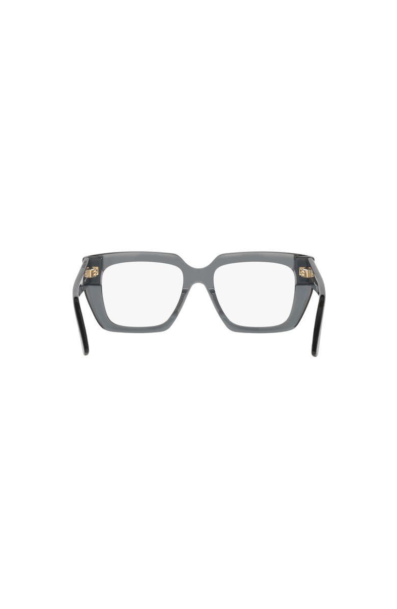 Bottega Veneta 52mm Rectangle optical glasses, Alternate, color, Grey