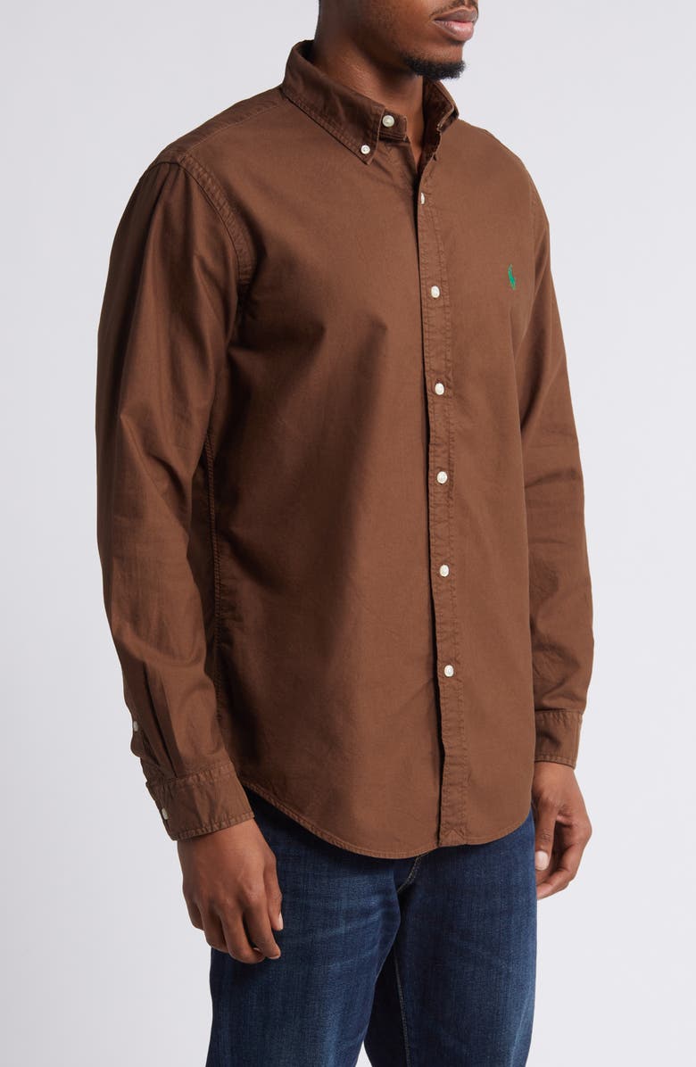 Polo Ralph Lauren Cotton Oxford Button-Down Shirt, Alternate, color, 