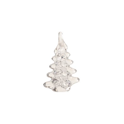 Decorative Glass Christmas Tree, Clear