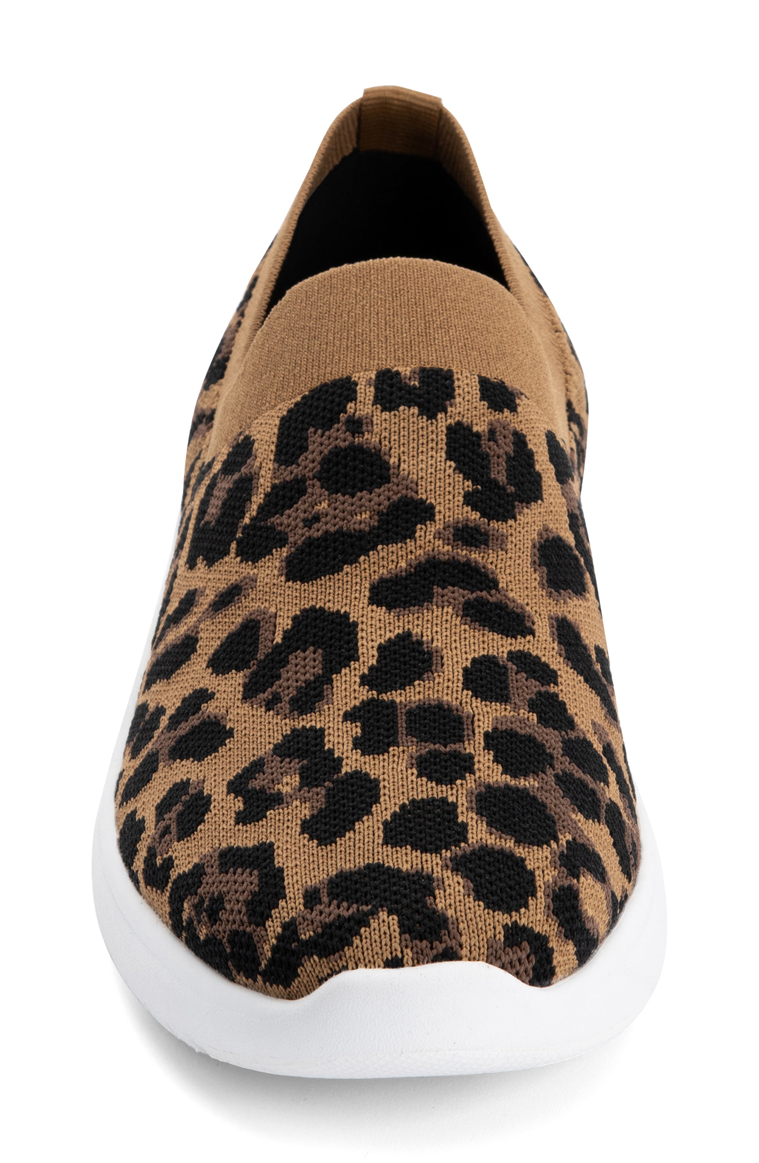 Blondo Karen Waterproof Slip-On Sneaker, Alternate, color, Leopard Knit