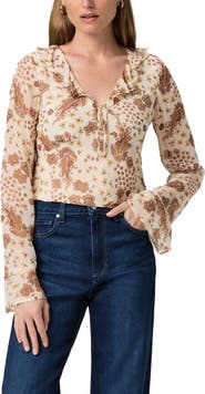 PAIGE Delamar Silk Top