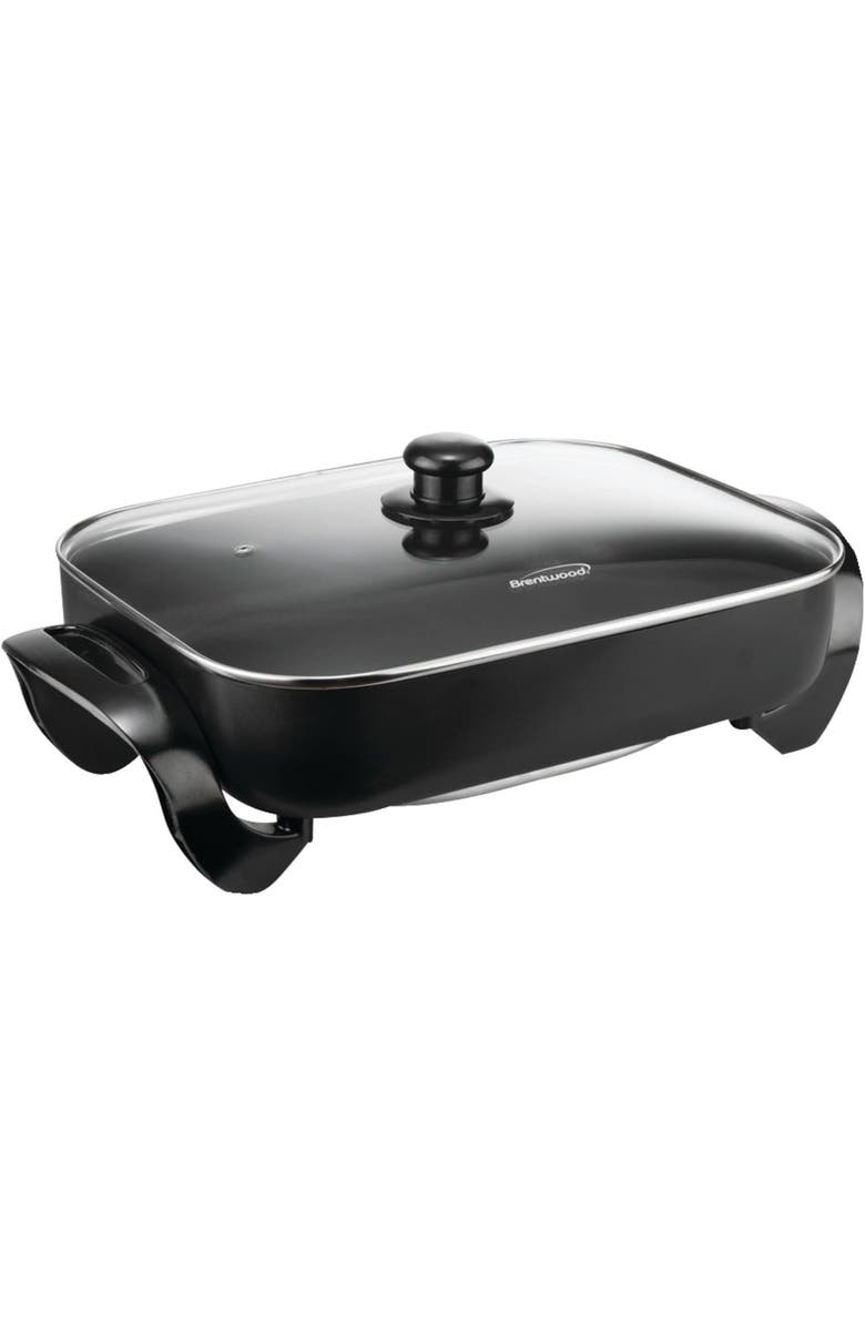 Brentwood Electric Skillet, Main, color, Black