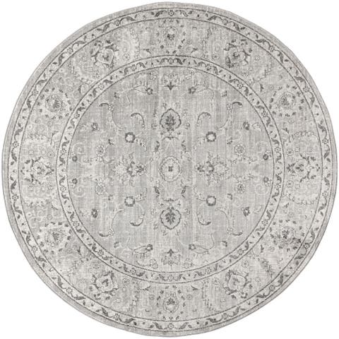 Modern Persian Vintage Round Area Rug