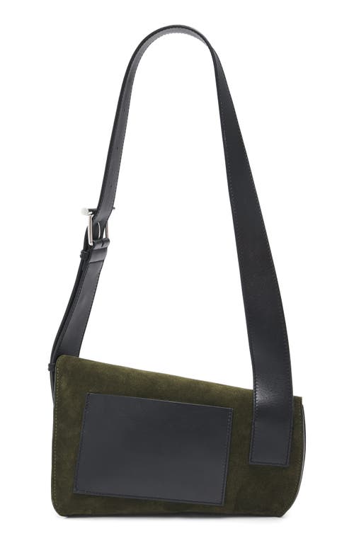 Alexander Mcqueen Mcqueen Large T-bar Suede Sling Bag
