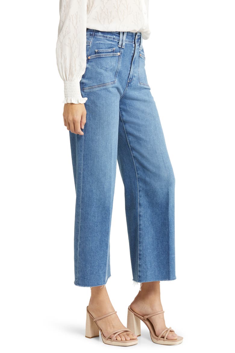 Anessa High Waist Wide Leg Jeans, Alternate, color, SUNNIE DISTRESSED