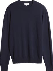 Lorenzo Uomo Merino Wool & Cashmere Crewneck Sweater