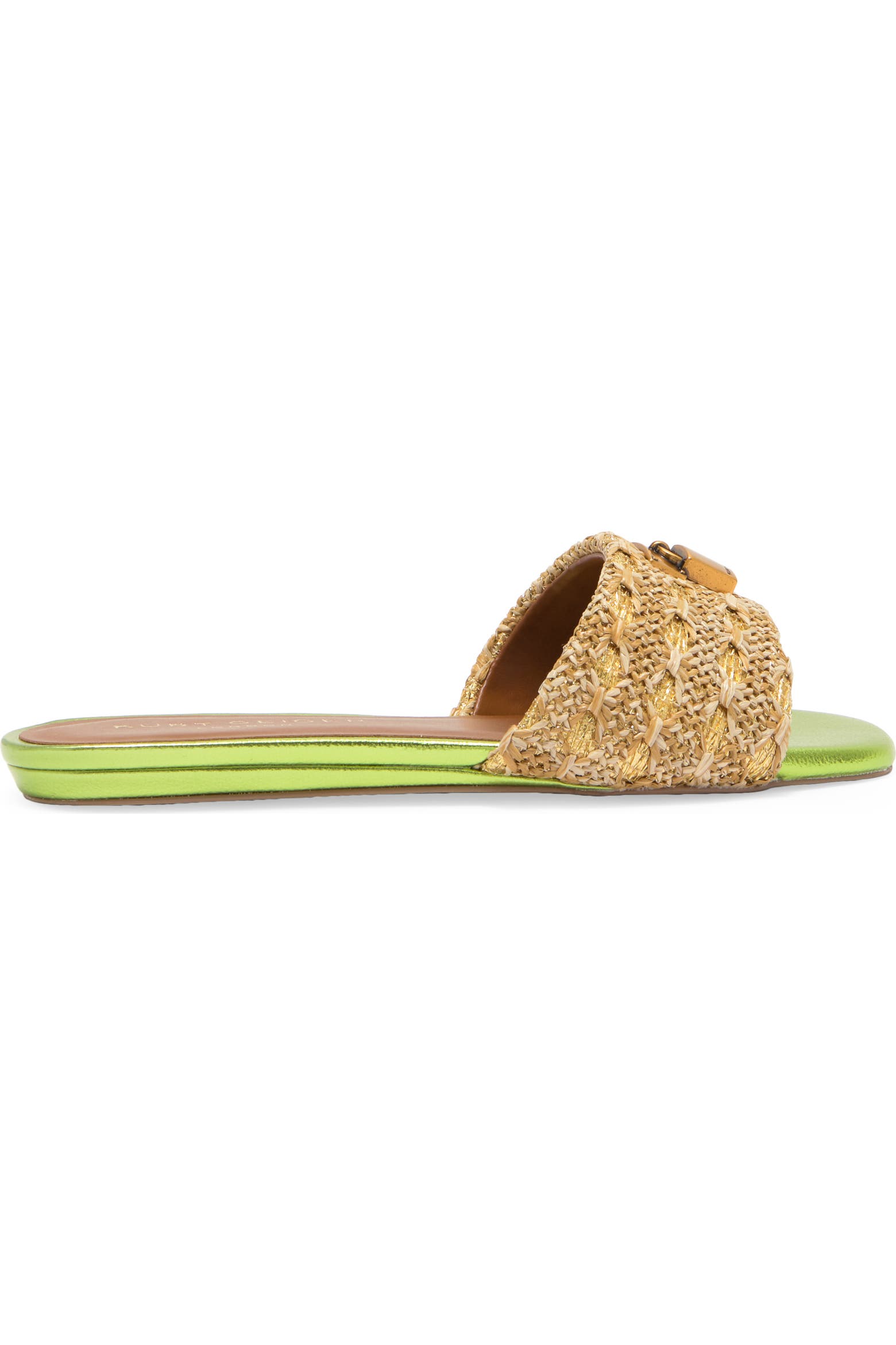 Sliding Rack Lock Kurt Geiger London Brixton Lock Slide Sandal (Women) | Nordstromrack