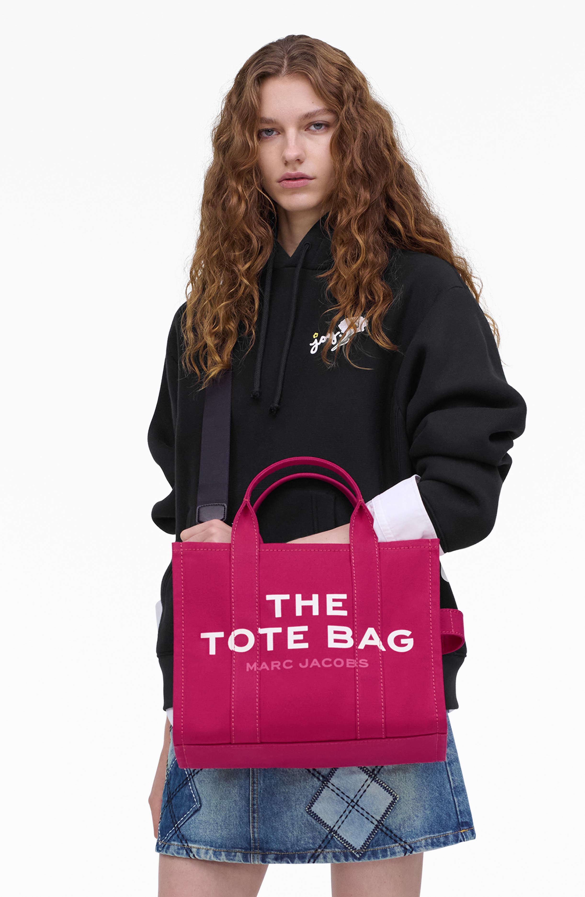 The Canvas Medium Tote Bag, Alternate, color, RASPBERRY PINK