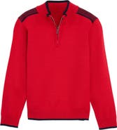 XRAY Kids' RAW X Shoulder Detail Quarter Zip Sweater