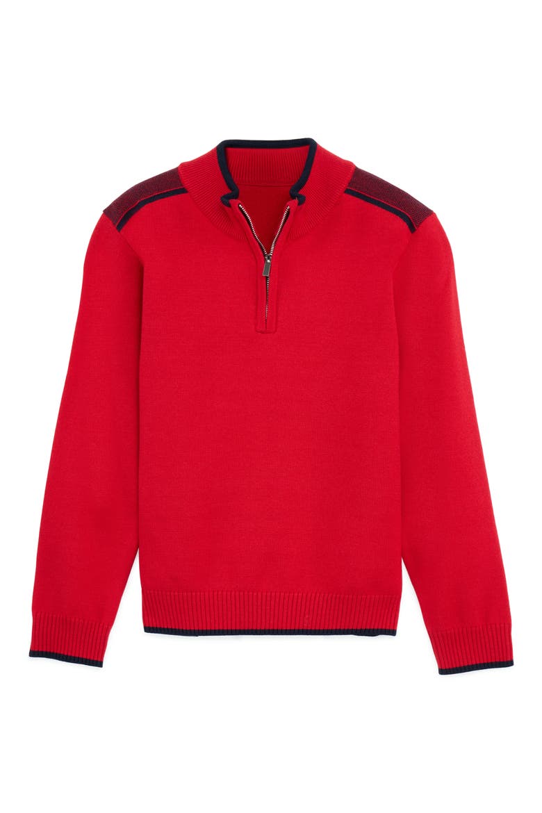 Kids' RAW X Shoulder Detail Quarter Zip Sweater video