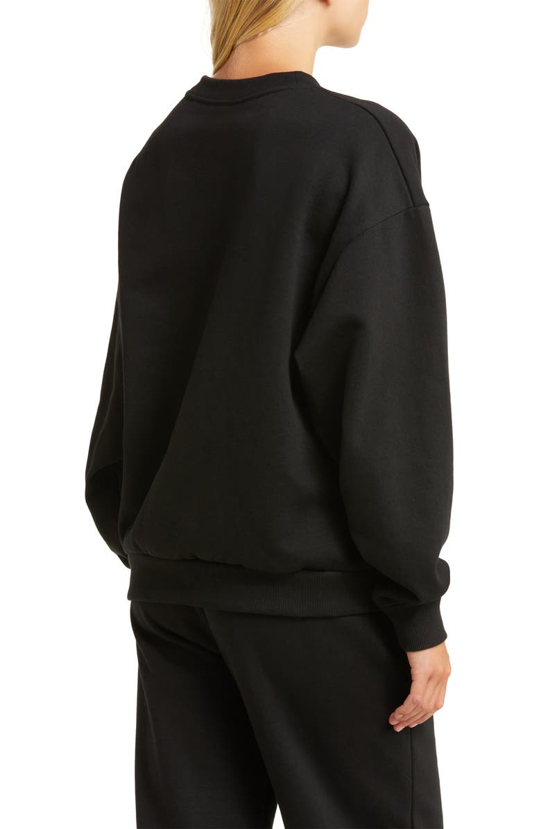 Alo Accolade Crewneck Cotton Blend Sweatshirt, Alternate, color,