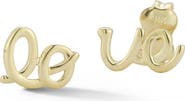 Ember Fine Jewelry 14K Love Stud Earrings
